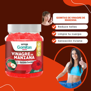 🍬COMBO DE GOMITAS  BBL, VINAGRE DE MANZANA, COLAGENO CON BIOTINA🍎💪