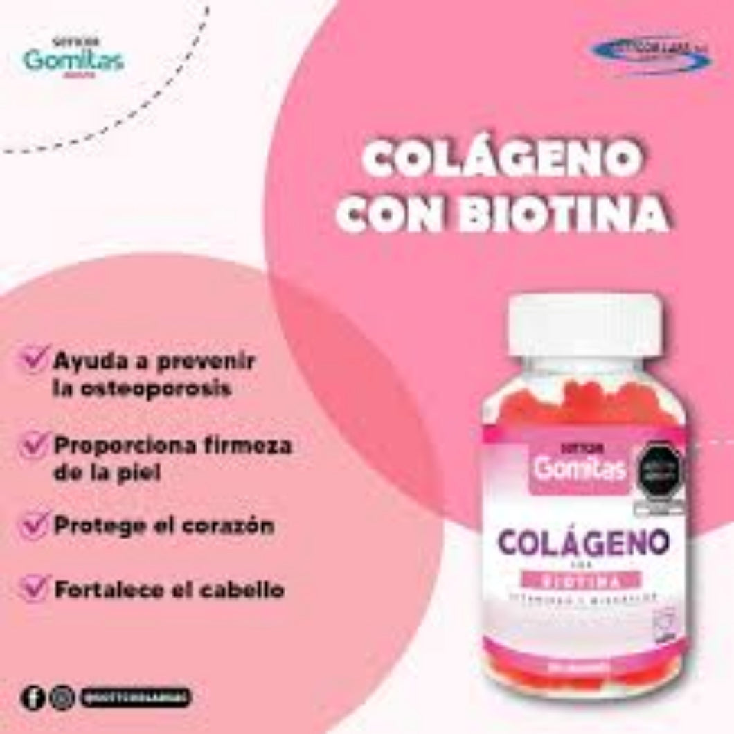 GOMITAS DE COLAGENO CON BIOTINA 😍🥰👌