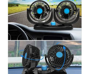 ventilador portatil para autos giratorio 360°